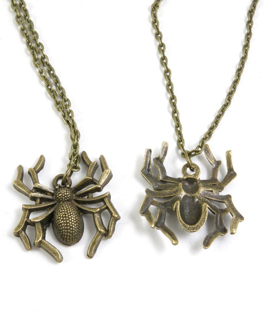 Spider Stainless Steel Pendant Necklace