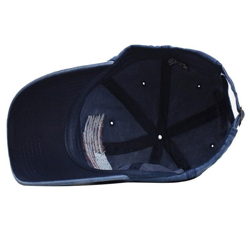 USA Flag Baseball Cap Adjustable Dad Hat Patriotic Embroidered, Great Gift