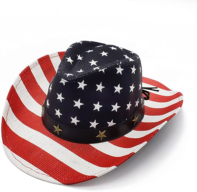 American Flag Cowboy Hat
