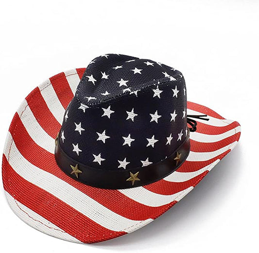 American Flag Cowboy Hat