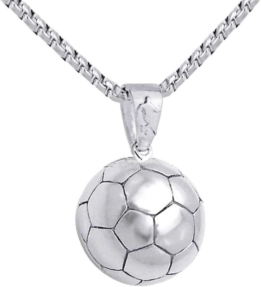 Soccer Ball Pendant Necklace