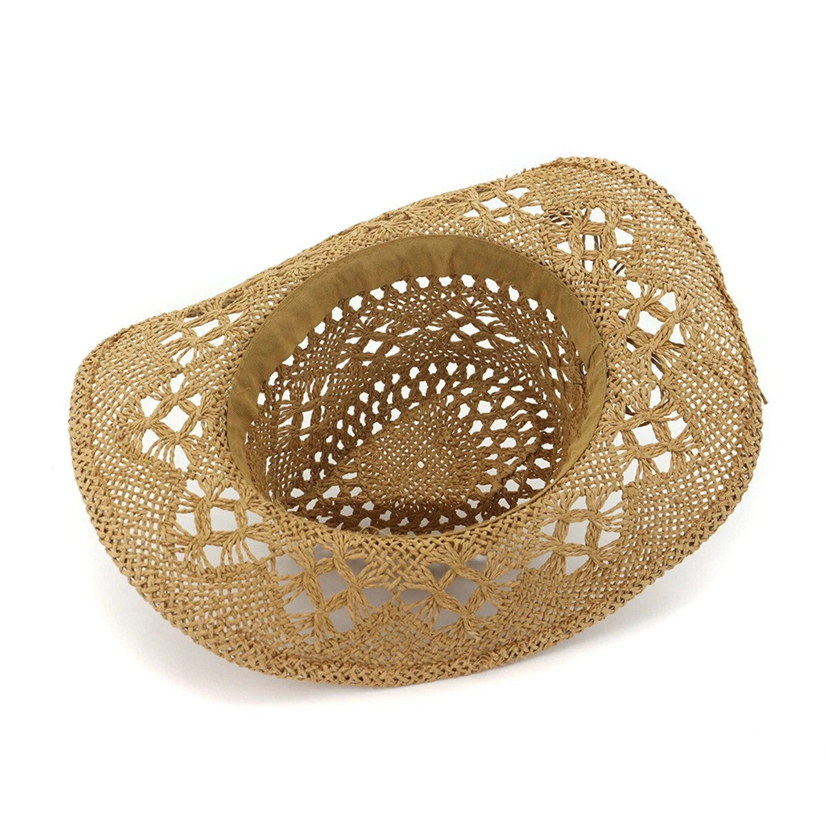 Western Cowboy Cowgirl Straw Hat Sun Summer Beach Party Rodeo, Womens, Mens