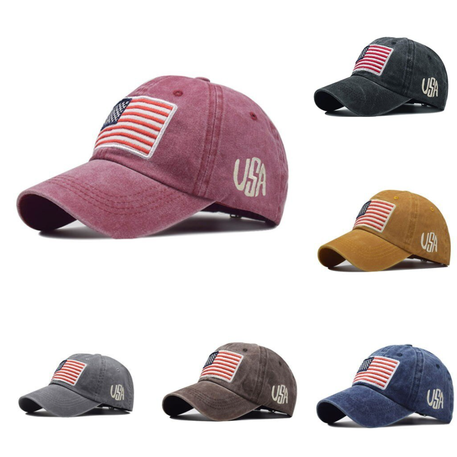 American Flag USA Baseball Cap - Tactical Army Cotton Casual Hat America