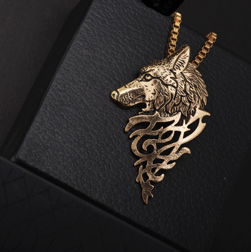 Wolf Head Necklace