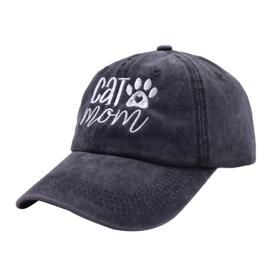 Cat & Dog Mom Baseball Cap