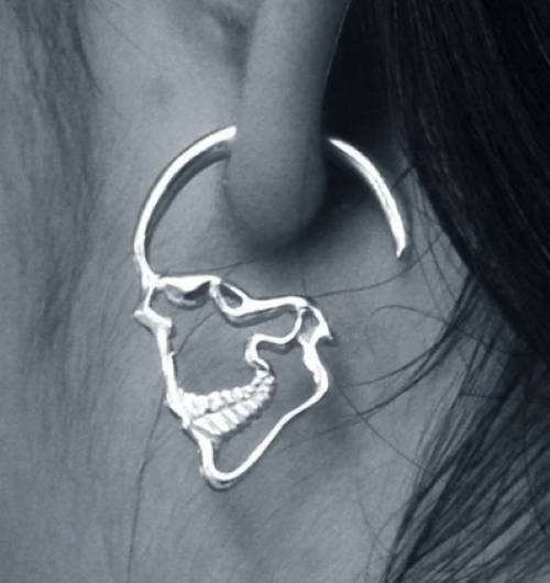 Skull Cuff Earring