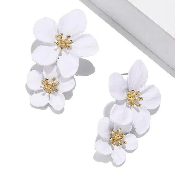 Boho Colorful Flower Earrings