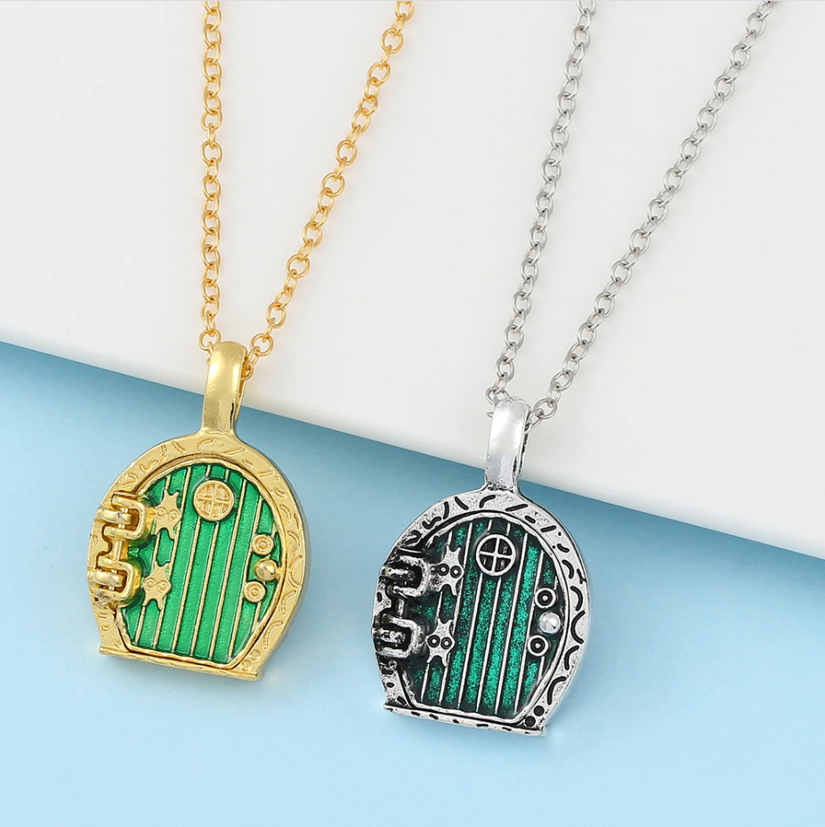 Hobbit Hole, Lord of The Rings Pendant Locket Necklace