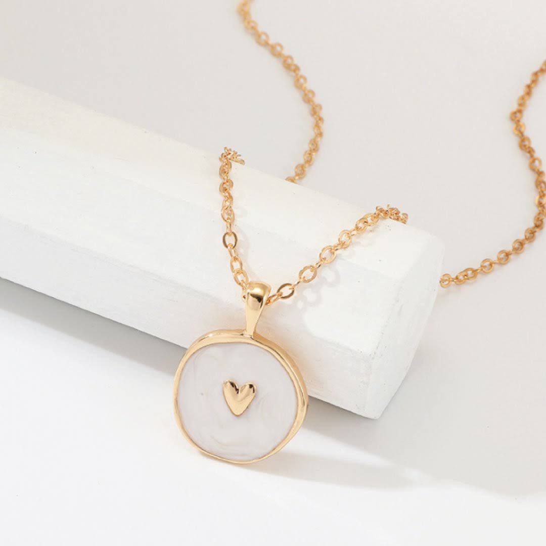 Celestial Charm Necklace with Gold Chain