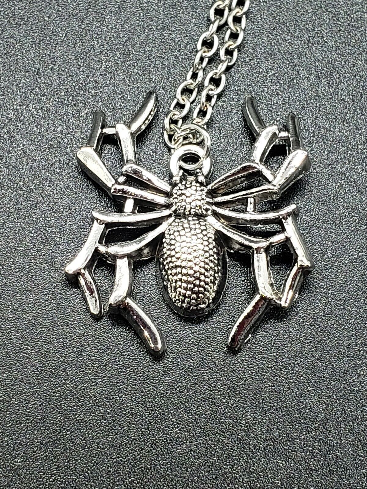 Spider Stainless Steel Pendant Necklace