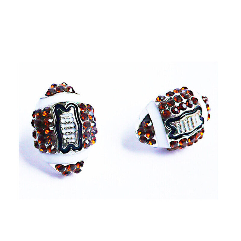 Sports Stud Bling Earrings