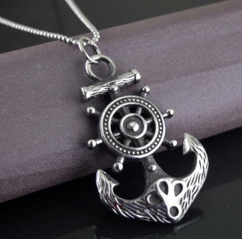 Sea Anchor Necklace - Stainless Steel