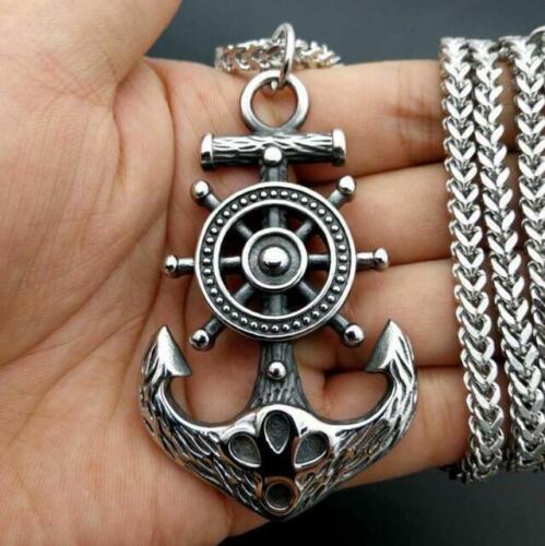 Sea Anchor Necklace - Stainless Steel