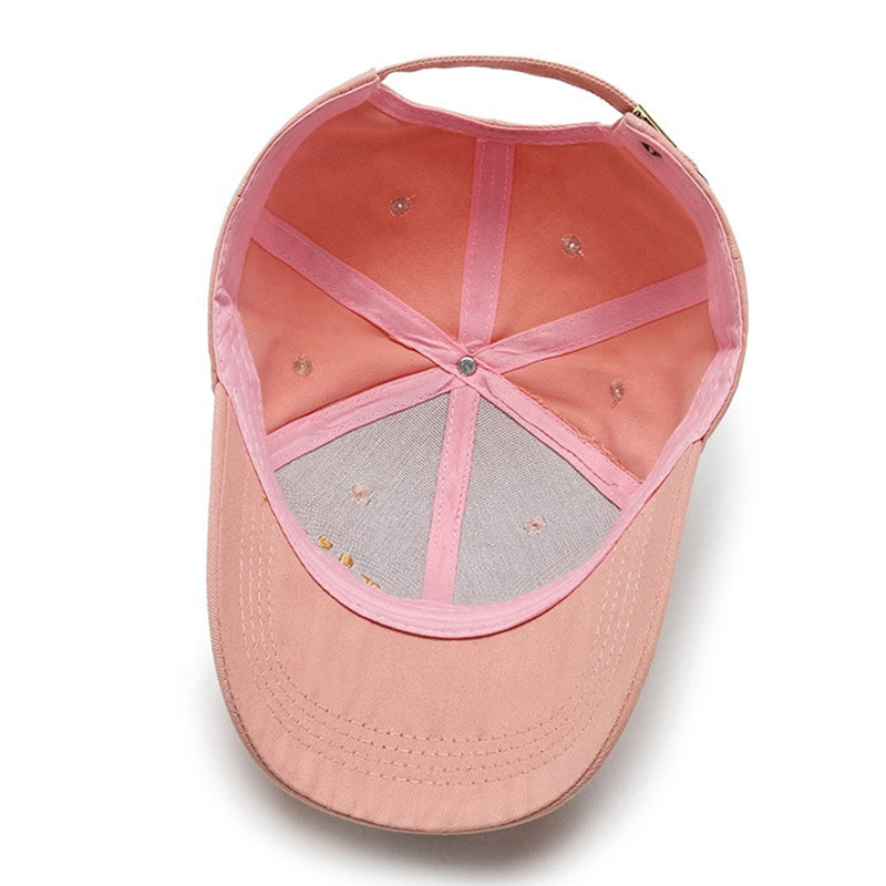 Smiley Face White Baseball Cap