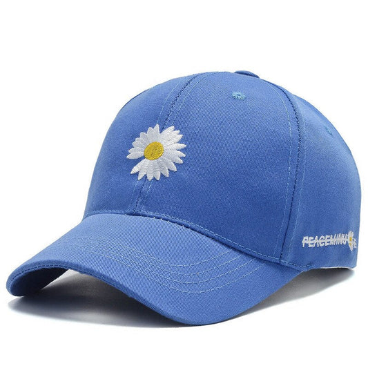 Daisy "Make a Wish" Flower Blue Baseball Cap