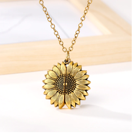 You are my Sunshine Silver Locket Necklace